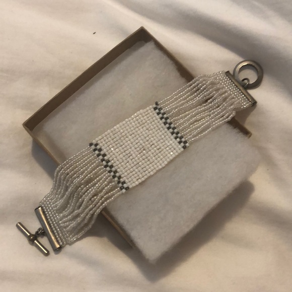 Miriam Salat Vtg. glass bead bracelet - Picture 8 of 8